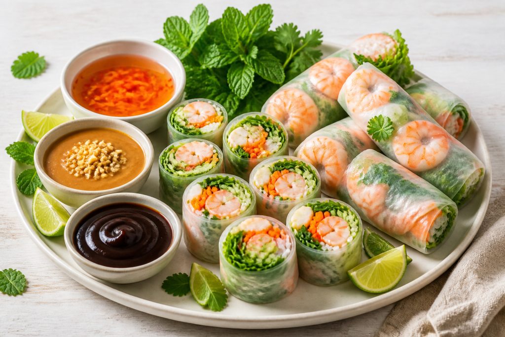 Les sauces parfaites pour vos rouleaux de printemps