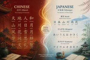 Chinois vs Japonais : différences écrites et orales