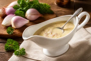 La recette de la sauce échalote : saveur et onctuosité