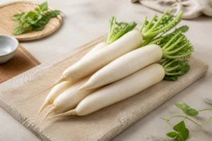 Le daikon : recettes et secrets de ce radis blanc d'Asie