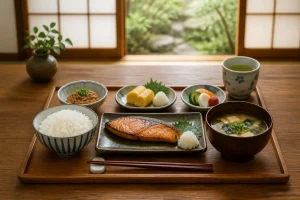 Petit déjeuner japonais traditionnel : saveurs et équilibre