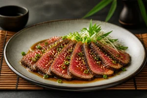 Tataki de bœuf : recette japonaise pour saveur intense