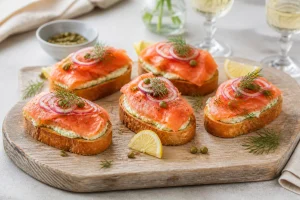 Bruschetta saumon fumé : la recette parfaite en 5 étapes