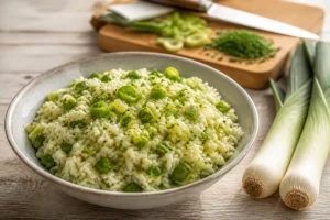 Le riz aux poireaux : une recette simple et savoureuse