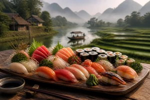 Origine des sushis : du Mékong à l'art culinaire japonais